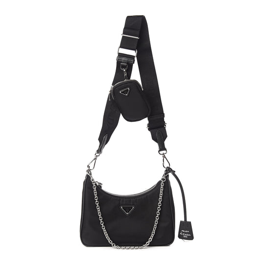 Nylon Re-Edition 2005 Shoulder Bag Black