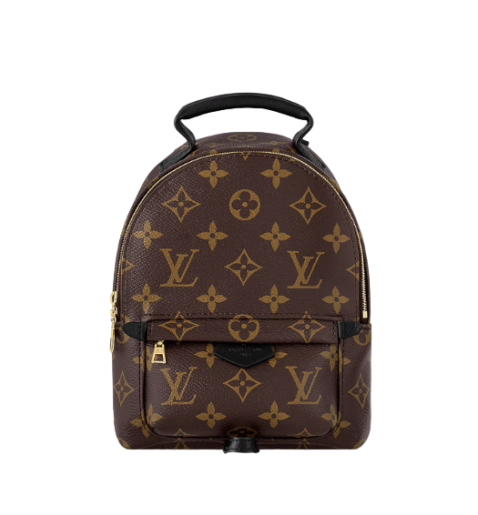 Palm Springs Backpack Mini Brown Canvas